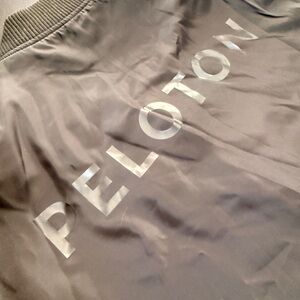 Peloton Black Bomber Jacket